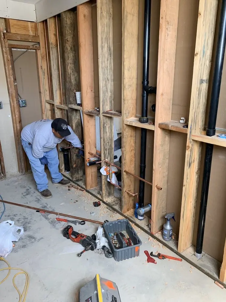 Commercial rough-in plumbing for Water Heater Replacement in Clements Bridge